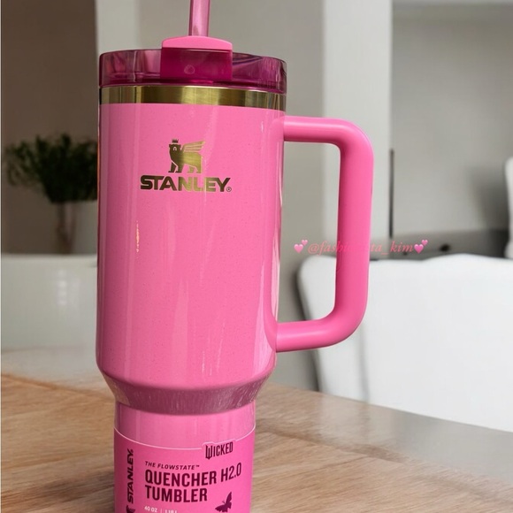 40oz Stanley X Wicked tumbler cup pink NEW - Picture 2 of 15